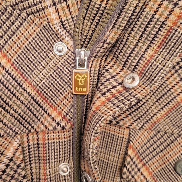 TNA wool plaid coat - Picture 3 of 6